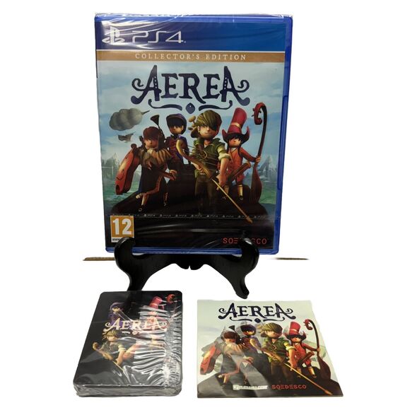 AereA: Collector's Edition (Sony PlayStation 4, 2017) PS4 W/ Sticker & Card Pack